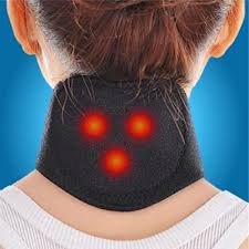 Self-heating neck brace